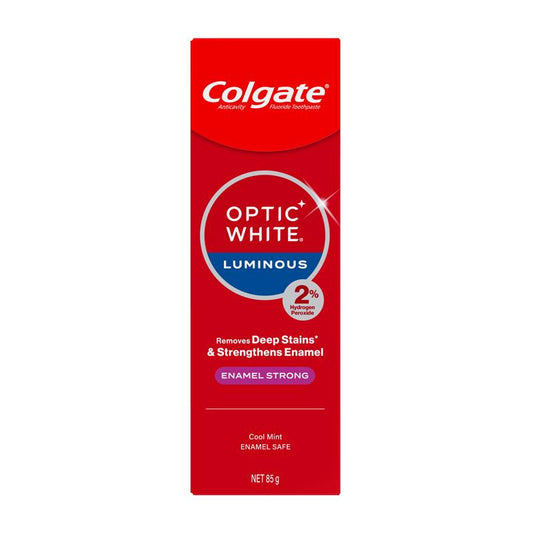 Colgate Optic White Luminous Enamel Strong 85g - Deep Stain Removal