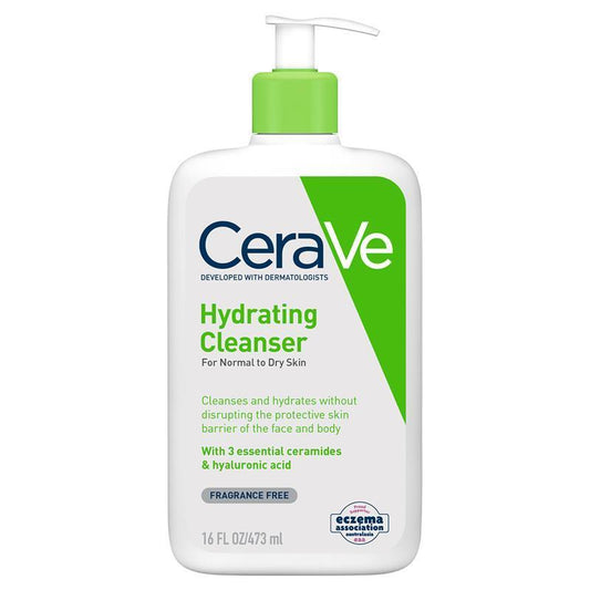 CeraVe Hydrating Cleanser 473ml - Deeply Hydrating Cleanser for Normal to Dry Skin - Auzzi Store