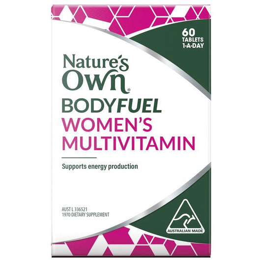 Nature's Own Bodyfuel Women's Multivitamin 60 Tablets – Energy & Immune Support