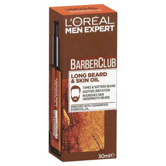 L'Oreal Men Expert Barber Club Beard Oil 30ml - Nourishing Beard Care - Auzzi Store