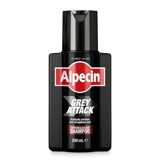 Alpecin Grey Attack Caffeine & Colour Shampoo - 200ml for Stronger, Darker Hair