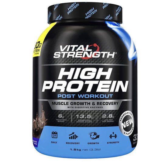 Vital Strength High Protein Chocolate 1.5kg - Delicious Muscle Fuel