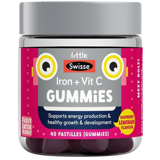 Little Swisse Iron + Vitamin C Gummies 40 Pack-Auzzi Store