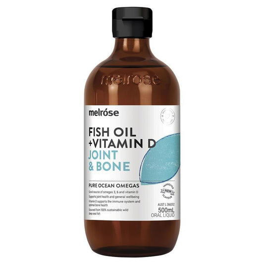 Melrose Omega Fish Oil + Vitamin D Joint & Bone 500ml-Auzzi Store