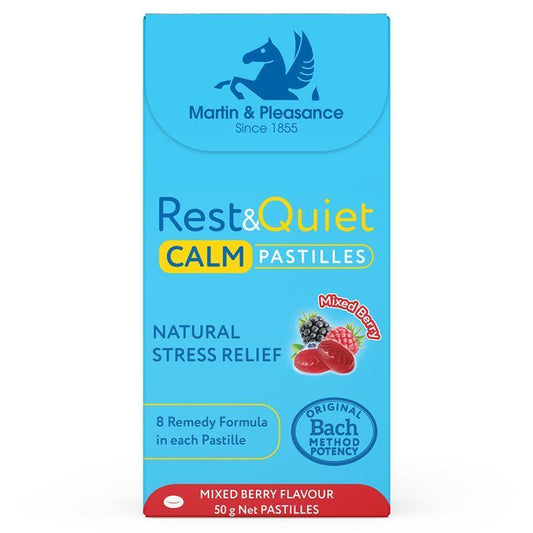 Rest & Quiet Calm Pastilles - Mixed Berry Flavor 50g