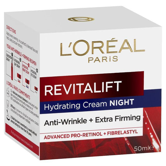 L'Oreal Paris Revitalift Night Cream 50ml-Auzzi Store