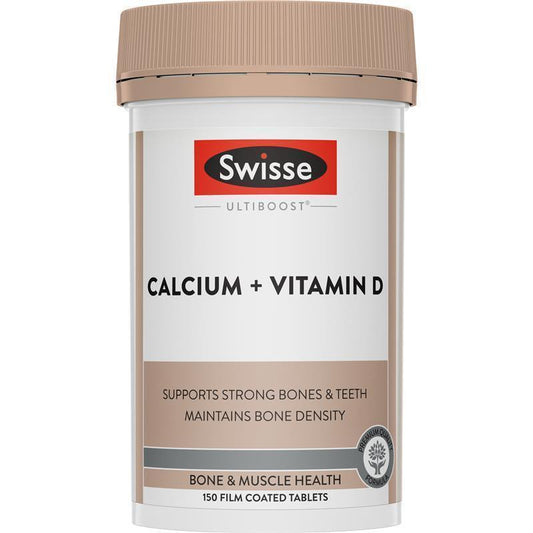 Swisse Ultiboost Calcium + Vitamin D - 150 Tablets-Auzzi Store