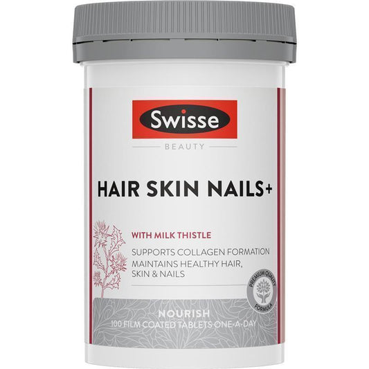 Swisse Beauty Hair Skin Nails+ - 100 Tablets-Auzzi Store