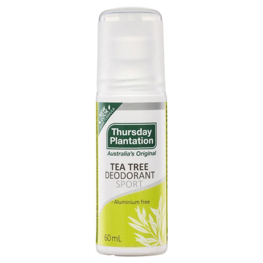 Thursday Plantation Pure Tea Tree Sport Roll-On Deodorant 60ml