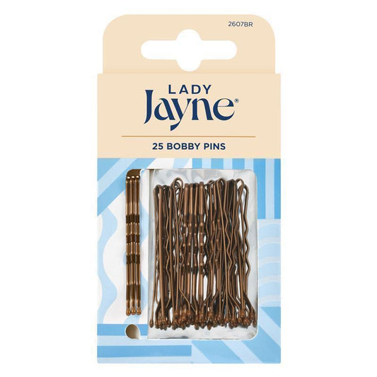 Lady Jayne Brown Bobby Pins, 4.5 Cm, Pack of 25-Auzzi Store