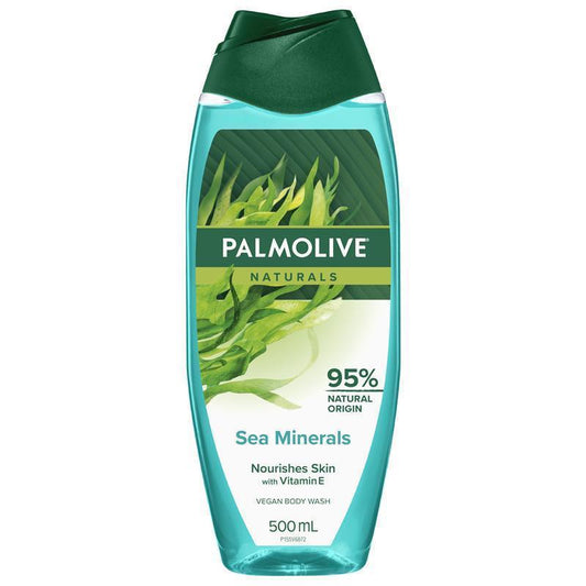 Palmolive Naturals Body Wash Sea Minerals Shower Gel 500ml - 95% Natural Origin-Auzzi Store