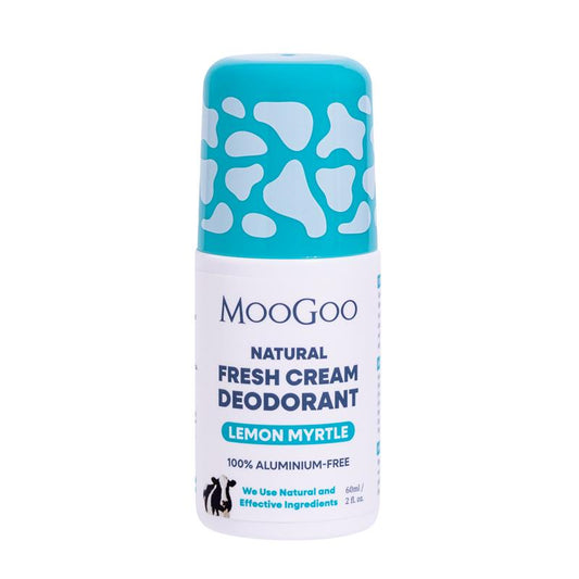 MooGoo Natural 60ml Aluminium-Free Deodorant Roll-On Lemon Myrtle - Auzzistore