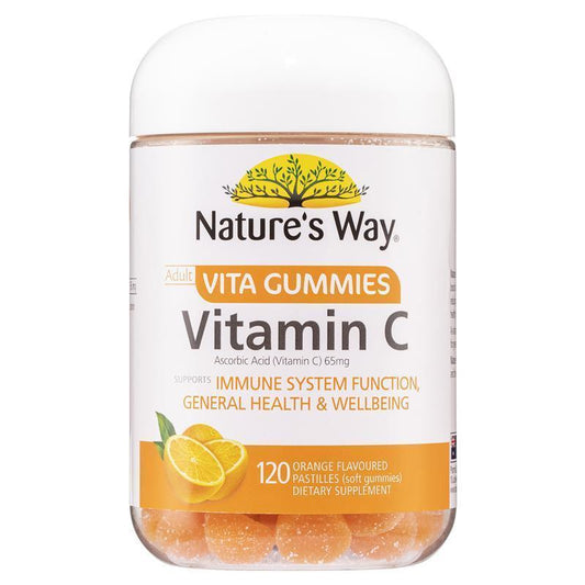 Nature's Way Adult Vita Gummies Vitamin C 120 Gummies - Immune Support-Auzzi Store