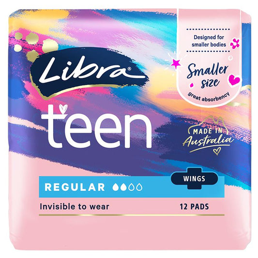 Libra Regular Winged Pads 12-Pads – 4-Layer InstaDRY Absorbency – view 2