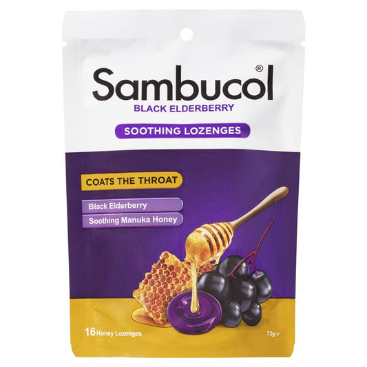 Sambucol Soothing Manuka Honey Lozenges - 16 Pack - Auzzi Store