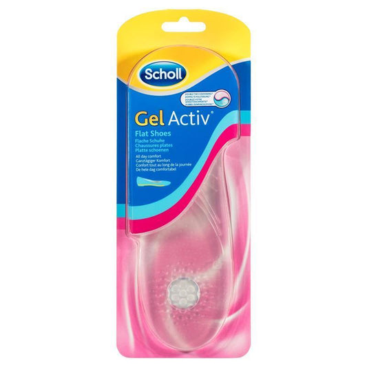 Scholl Gel Activ Insoles for Flat Shoes - Enhanced Comfort for All-Day Wear-Auzzi Store