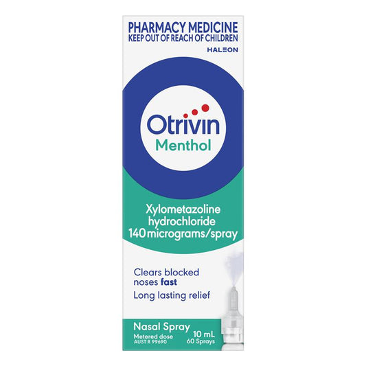 Otrivin Adult Nasal Spray - Menthol 10ml-Auzzi Store