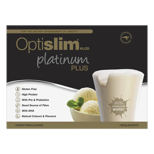 Optislim VLCD Platinum PLUS Vanilla - 18x53g - Auzzi Store