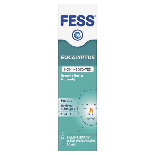 Fess Eucalyptus Nasal Spray 30ml - Natural Relief for Nasal Congestion-Auzzi Store