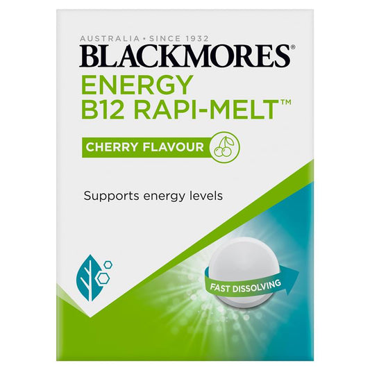 Blackmores Energy B12 1000mcg Rapi-Melt - 90 Tablets for Enhanced Energy