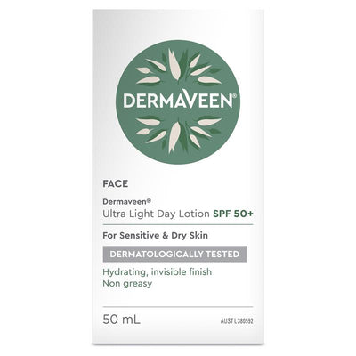Dermaveen Face Ultralight Day Lotion SPF 50+ 50ml - Ultimate Sun Protection