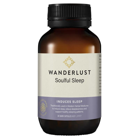 Wanderlust Soulful Sleep 30 Capsules - Natural Sleep Support