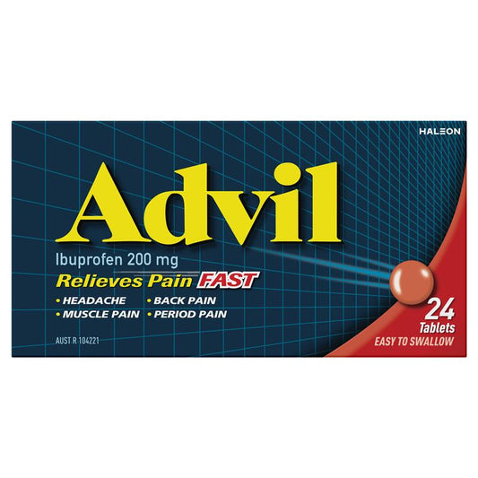 Advil Ibuprofen Pain Relief Tablets - 24 Count-Auzzi Store