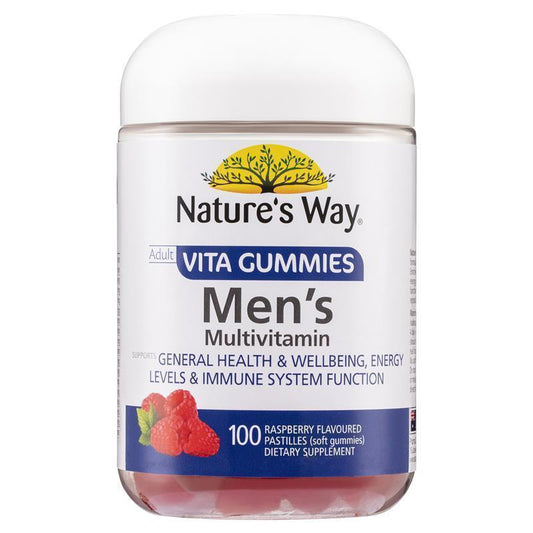Nature's Way Adult Vita Gummies Men's Multivitamin - 100 Gummies-Auzzi Store