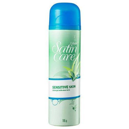 Gillette Venus Satin Care Sensitive Shaving Gel with Aloe Vera 195g