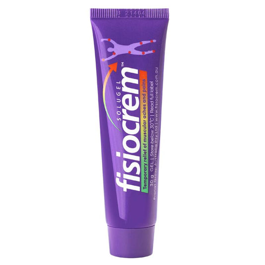 Fisiocrem Solugel 30g - Natural Pain Relief Gel