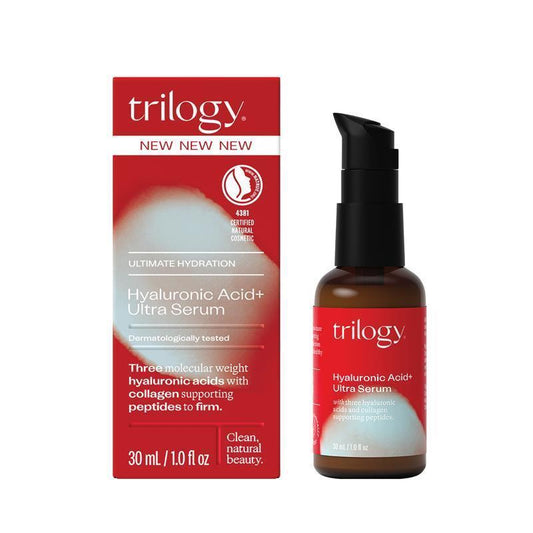 Trilogy Hyaluronic Acid+ Ultra Serum 30ml - Ultimate Hydration for All Skin Types