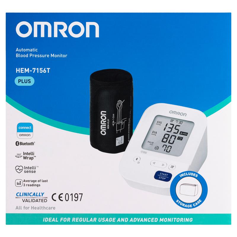 Omron HEM7156T Plus Blood Pressure Monitor with Bluetooth