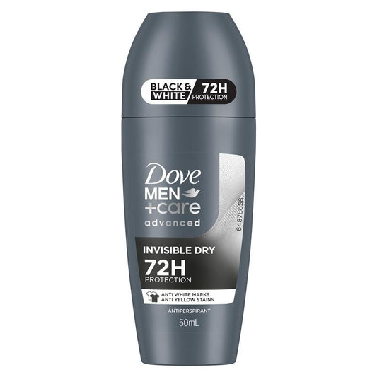 Dove Men+Care Antiperspirant Deodorant 72h Roll On - Invisible Dry 50ml-Auzzi Store