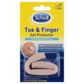 Scholl Gel Toe & Finger Protectors with Soft Gel – Pain Relief, 1 Pack