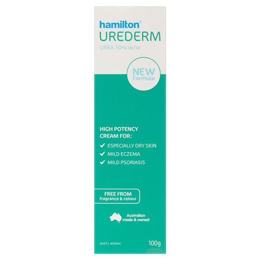 Hamilton Urederm Cream - 100g for Intensive Dry Skin Care