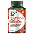 Nature's Own Triple Strength Garlic, Vitamin C & Horseradish – Immune Support, 100 Tablets