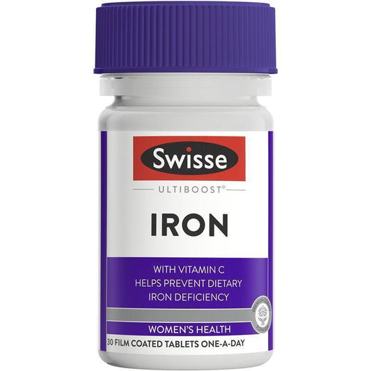 Swisse Ultiboost Iron 30 Tablets - Gentle Iron Support-Auzzi Store