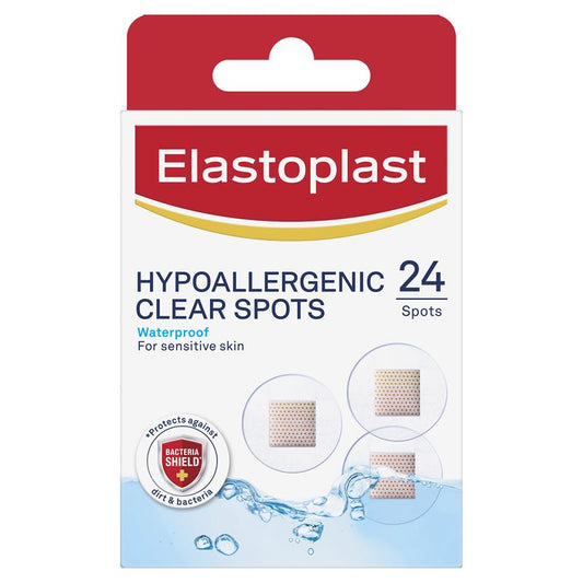 Elastoplast Sensitive Transparent Hypoallergenic Spot (24 Spots)-Auzzi Store
