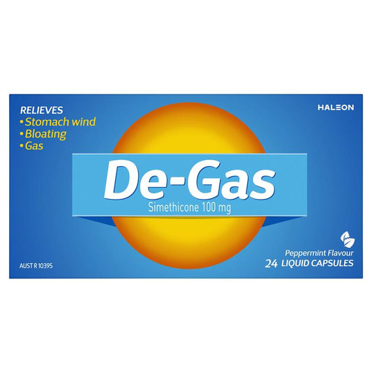 De Gas 24 Capsules - Effective Relief for Adults and Teens – view 2 - Auzzistore