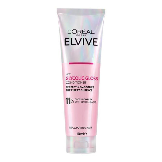 L'Oreal Paris Elvive Glycolic Gloss Conditioner 150ml - Shine & Smooth