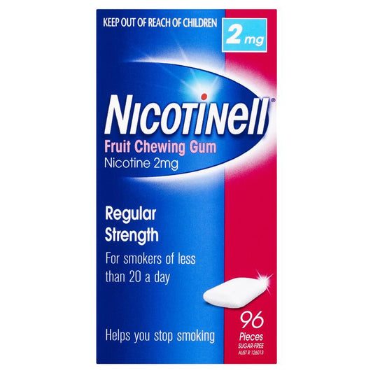 Nicotinell Chewing Gum 2mg Fruit - 96 Pieces-Auzzi Store