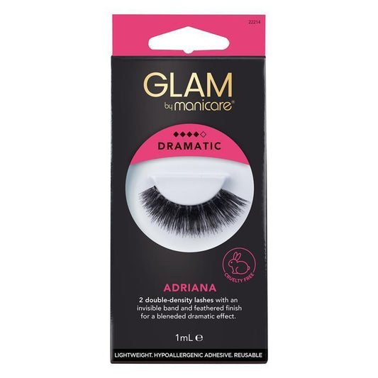 Glam By Manicare Adriana Lashes Dramatic - Double-Density Volume-Auzzi Store