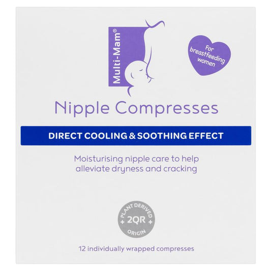 Multi Mam 12 Compresses - Soothing Relief for Nipple Care-Auzzi Store