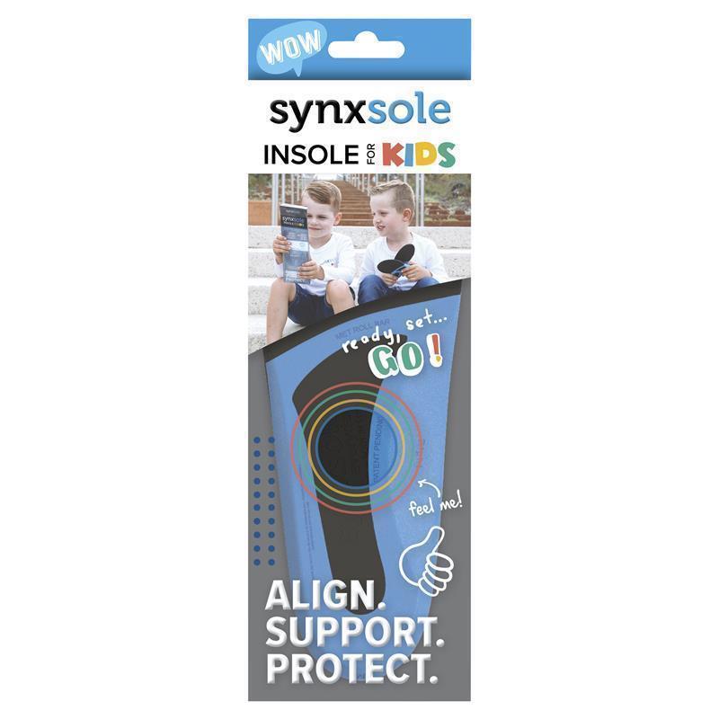 Synxsole Kids Insoles - Large Size for Ultimate Comfort - Auzzi Store