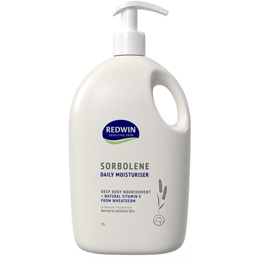 Redwin Sorbolene Daily Moisturiser 1.1L - Nourishing Hydration for Sensitive Skin - Auzzistore