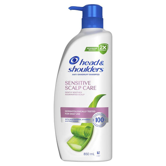 Head & Shoulders Sensitive Scalp Care Shampoo 850ml - Dandruff Relief & Soothing Formula - Auzzistore