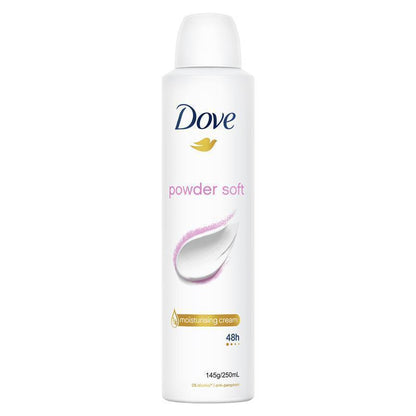 Dove Soft Powder Antiperspirant Deodorant, 250ml, 48h Protection