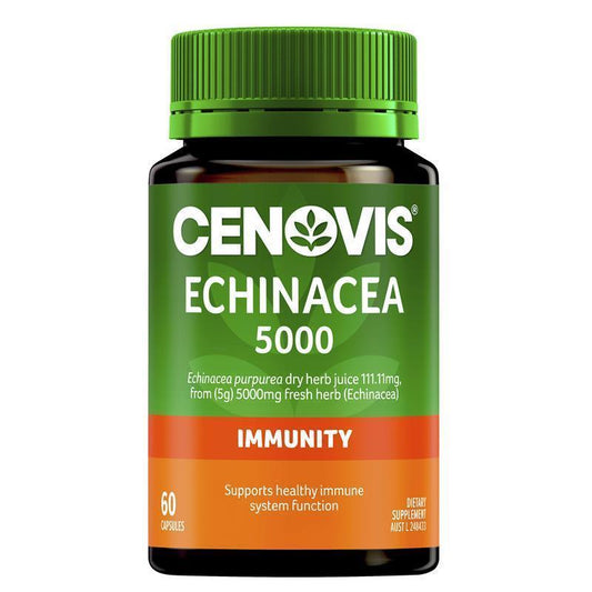 Cenovis Echinacea 5000mg Immune Support Capsules, 60 Count