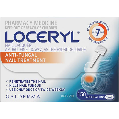 Loceryl Nail Lacquer Kit for Fungal Nail Infections - 5mL-Auzzi Store