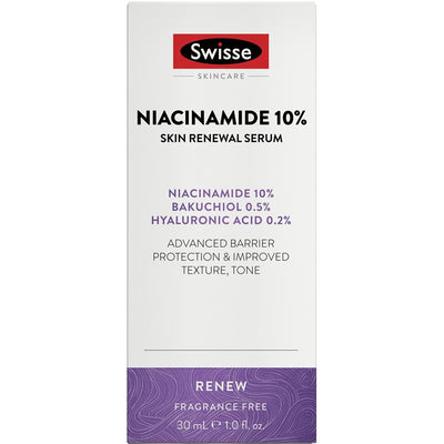 Swisse Skincare Niacinamide 10% Skin Renewal Serum - 30ml